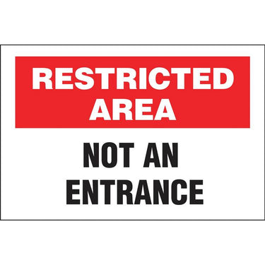 ZING Eco Security Sign, 10X14- Model 2743